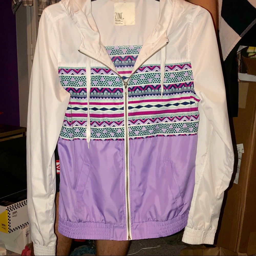 Zumiez Tribal Colorblock Windbreaker